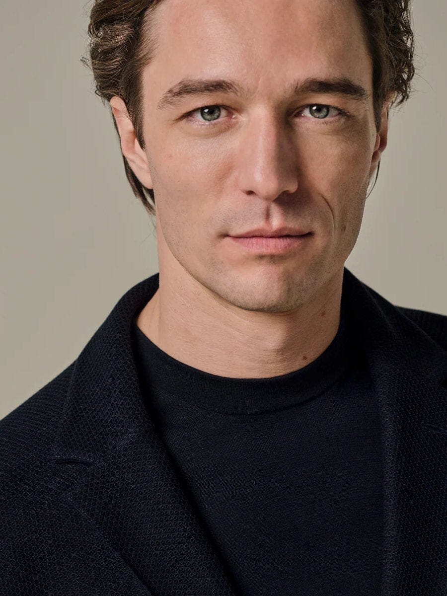 PROFUOMO - Cotton Blazer Jacket Navy Blazers & kostuums Profuomo 