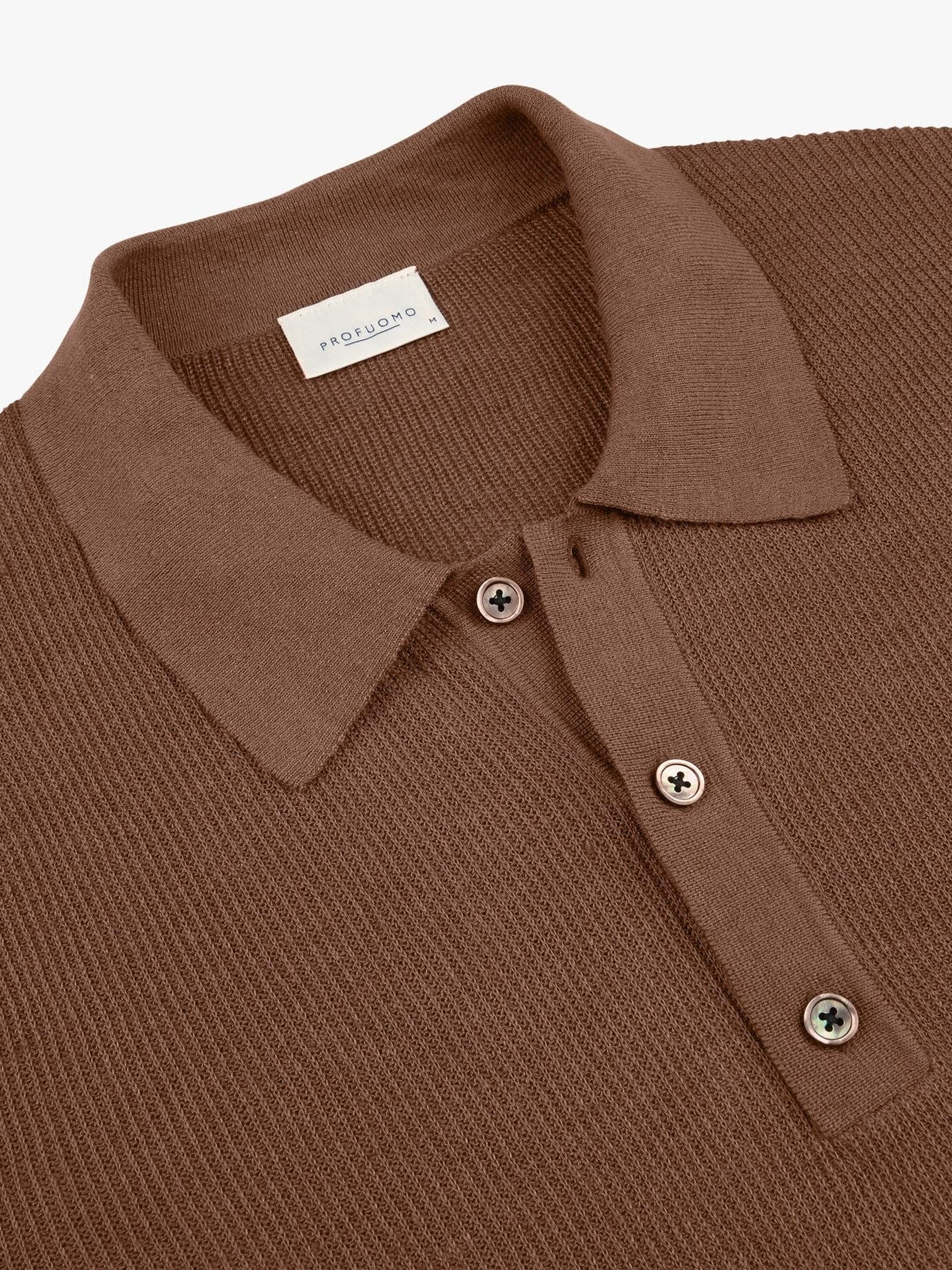 
                  
                    PROFUOMO - Cotton Linen Polo Clay Polo's Profuomo 
                  
                