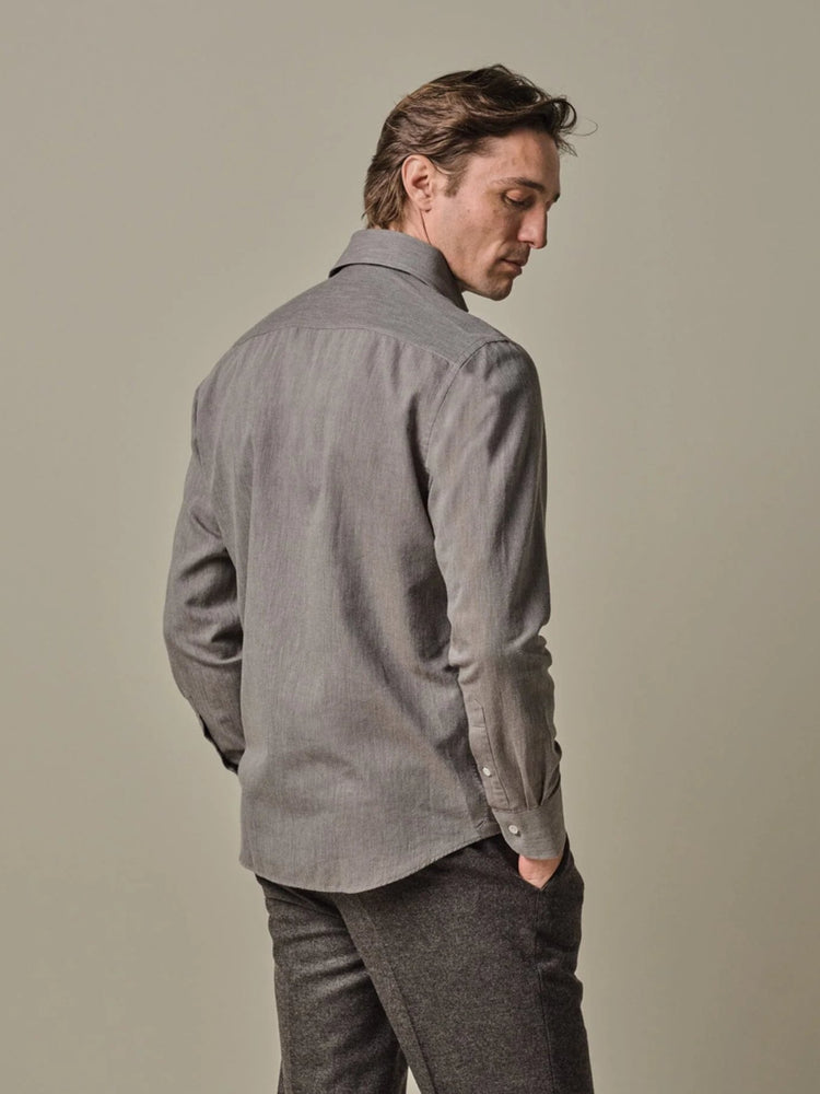 
                  
                    PROFUOMO - Cotton Wool One Piece Collar Lichtbruin Hemden Profuomo 
                  
                
