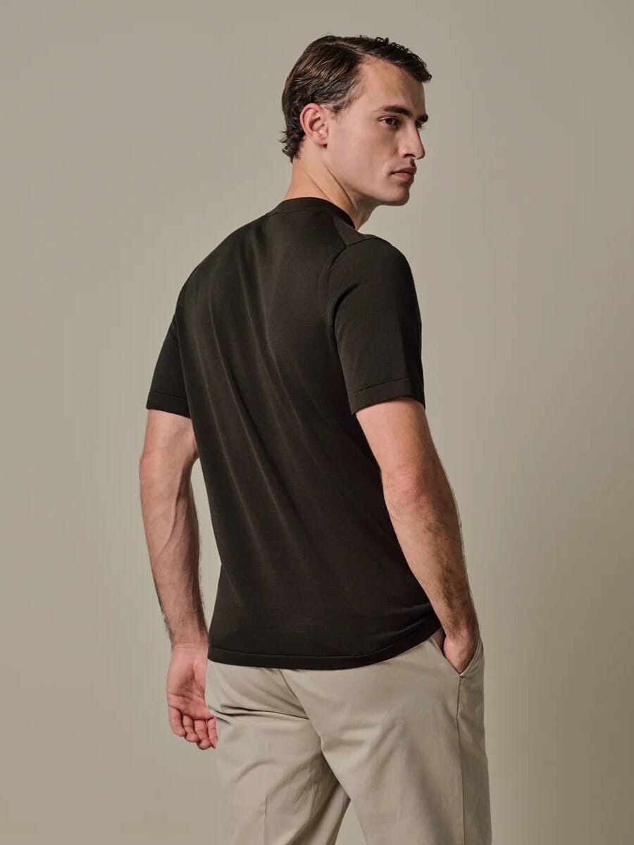 
                  
                    PROFUOMO - Dark brown Aero Ease T-shirt T-shirts Profuomo 
                  
                