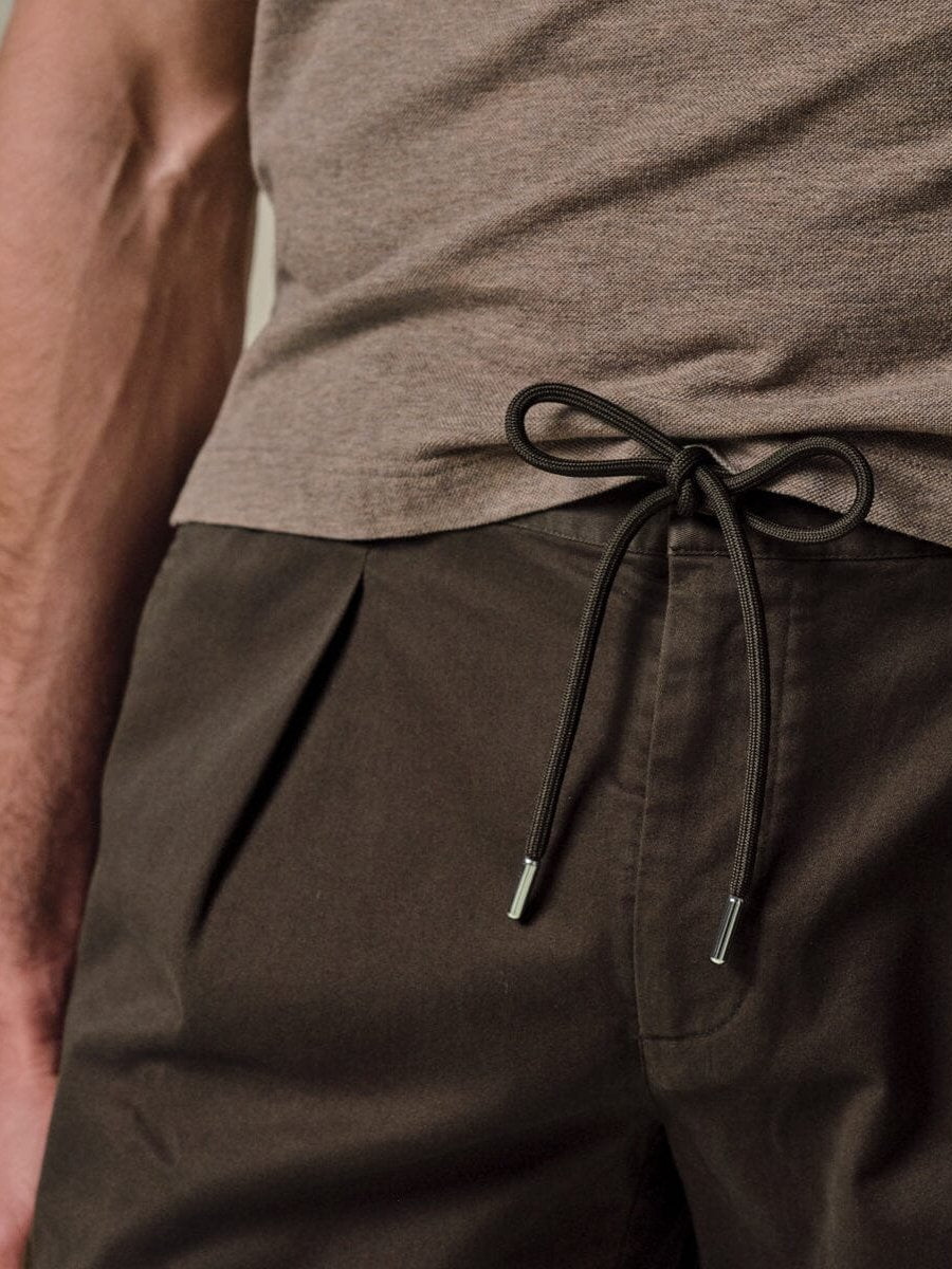 
                  
                    PROFUOMO - Dark brown Garment Dye shorts Shorts Profuomo 
                  
                