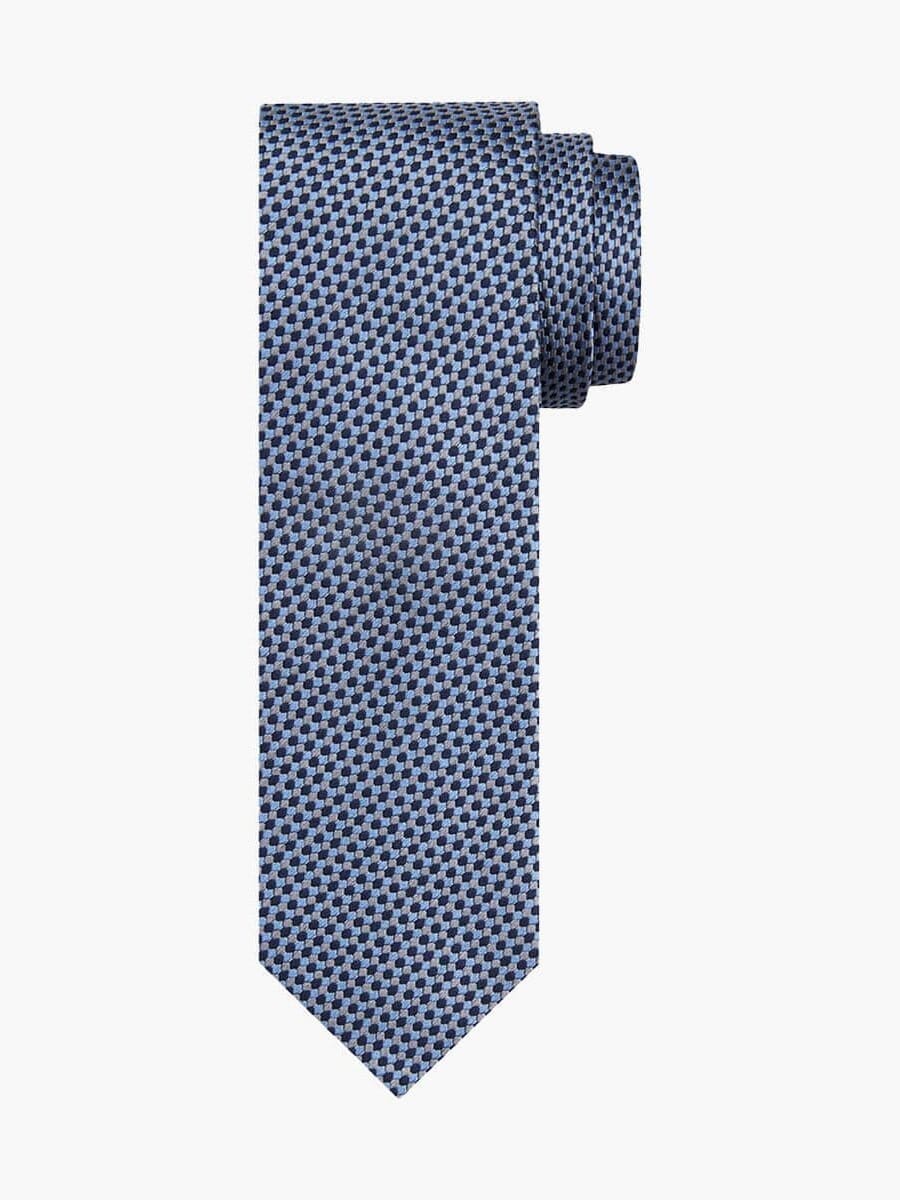 PROFUOMO - Das Blauw/Grijs Print Dassen en strikken Profuomo 