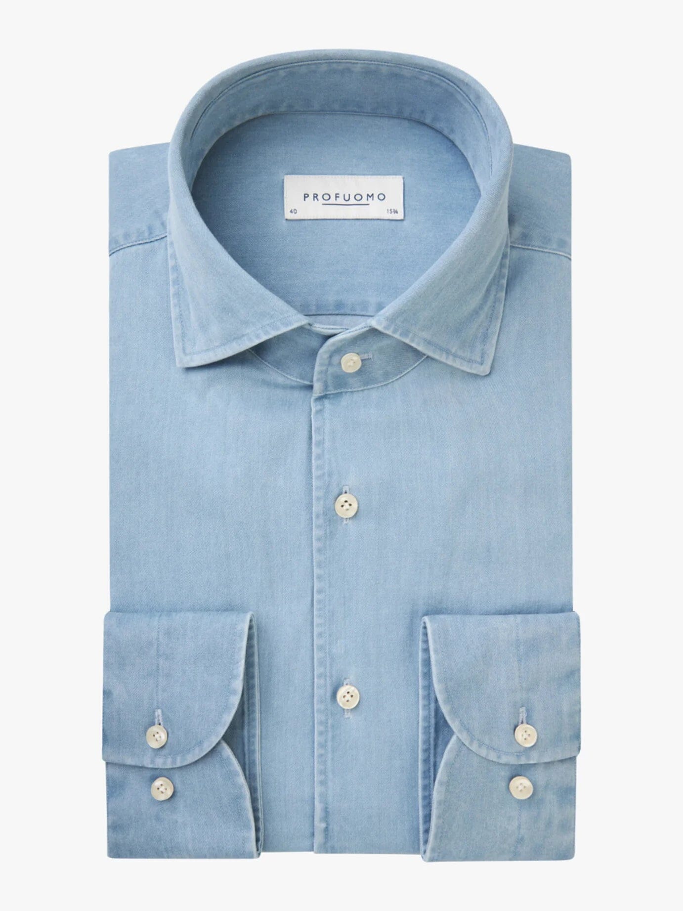 
                  
                    PROFUOMO - Denim Hemd Jeansblauw Hemden Profuomo 
                  
                