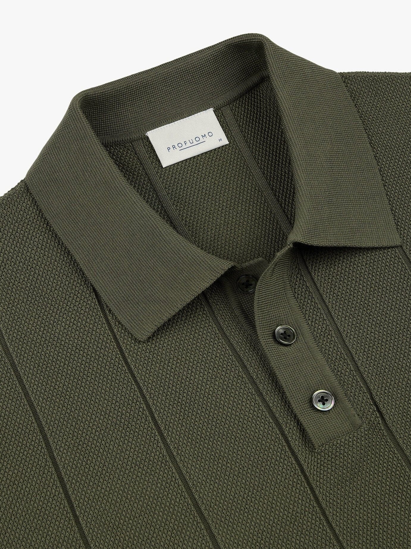 
                  
                    PROFUOMO - Green Aero Ease Striped Polo Polo's Profuomo 
                  
                