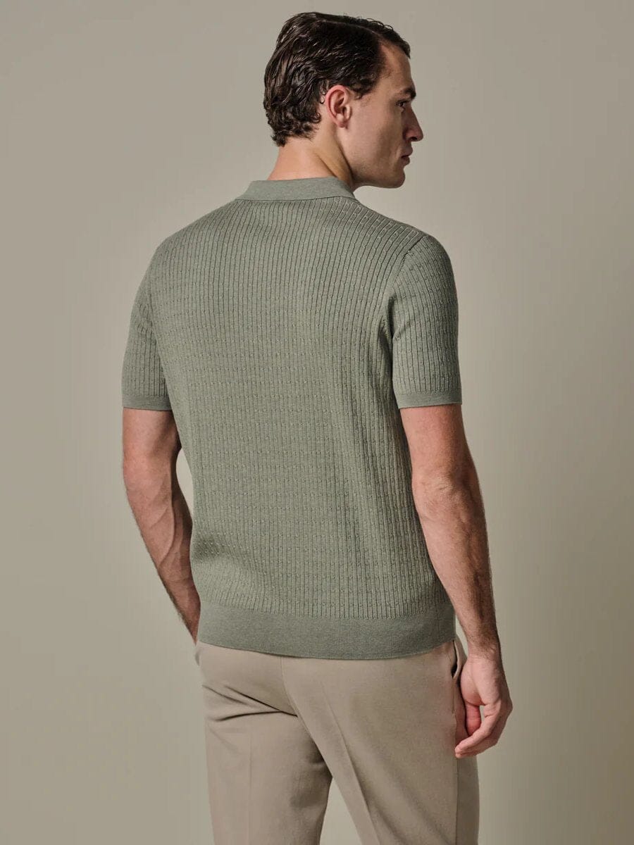 
                  
                    PROFUOMO - Green Luxury Basic Polo Polo's Profuomo 
                  
                
