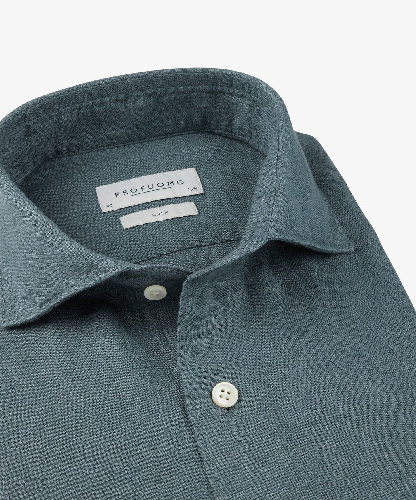 
                  
                    PROFUOMO - Grey blue linen shirt Hemden Profuomo 
                  
                