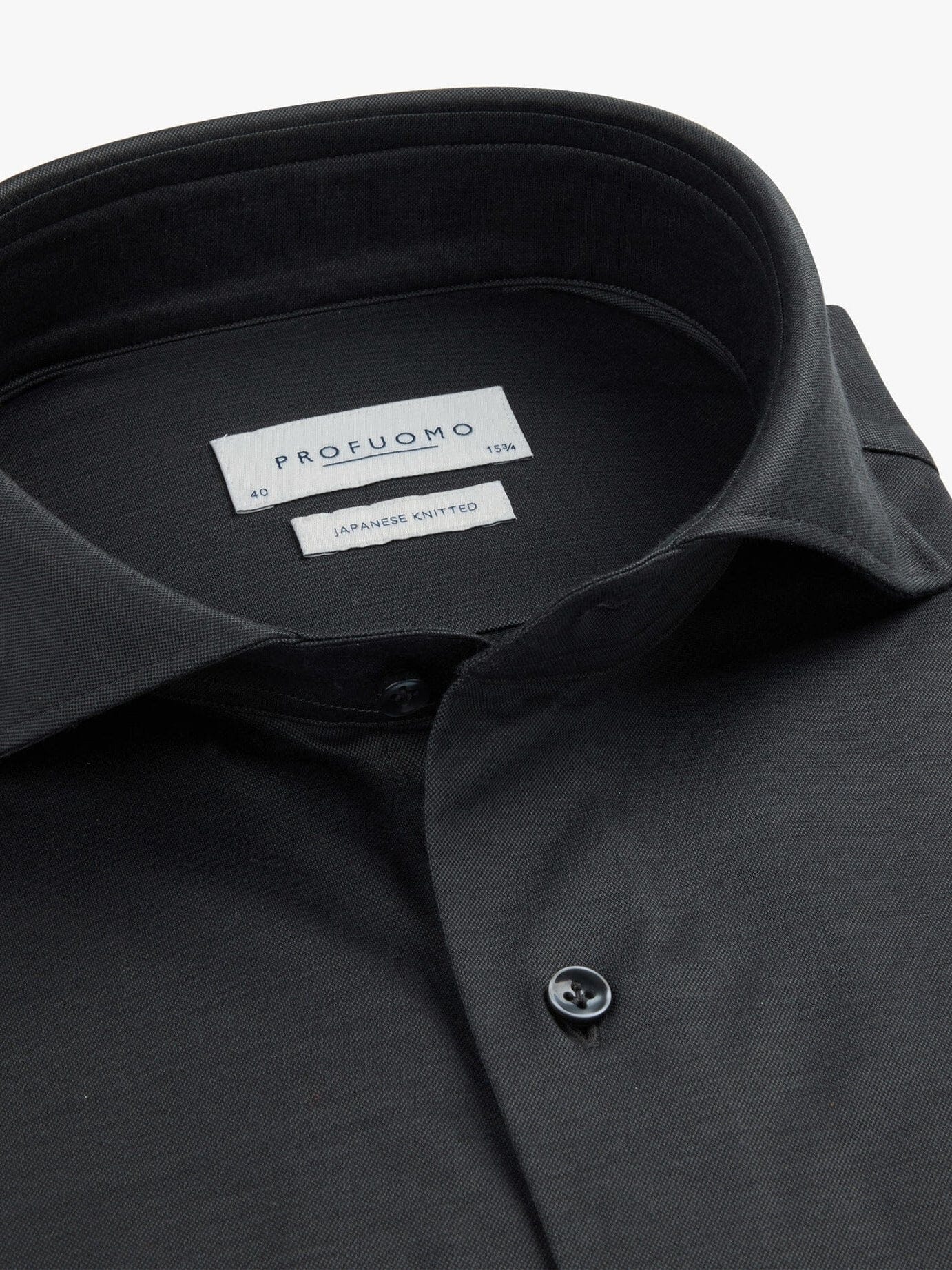 
                  
                    PROFUOMO - Hemd Japanese Knitted Antraciet Hemden Profuomo 
                  
                