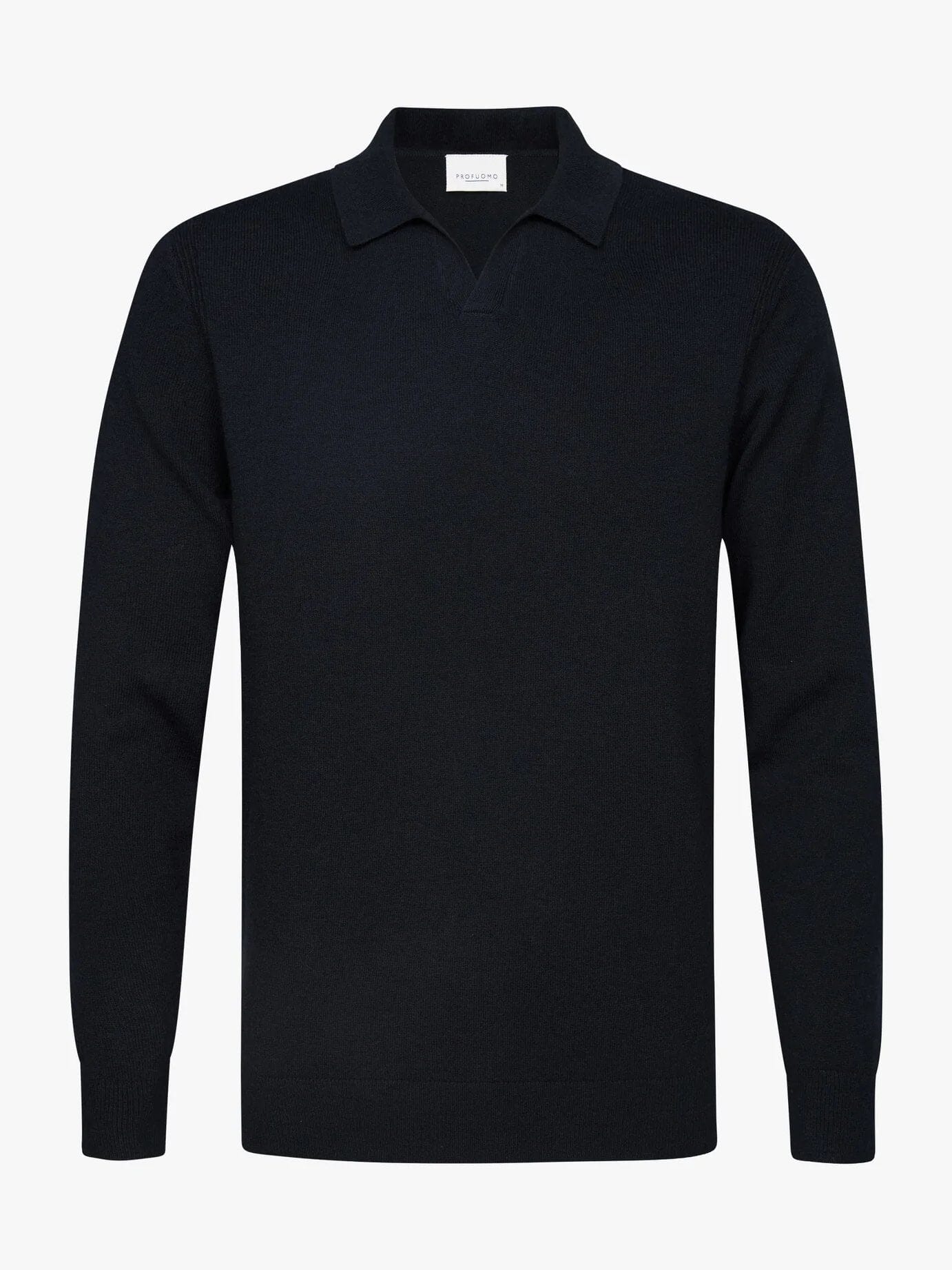 
                  
                    PROFUOMO - Longsleeve Polo Navy Truien Profuomo 
                  
                
