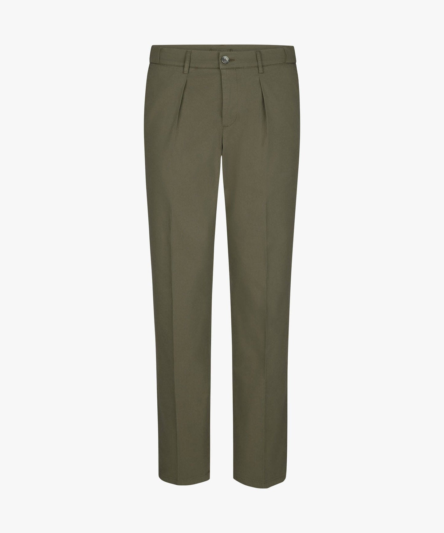 PROFUOMO - Lt Taupe Stretch Chino Broeken Profuomo 