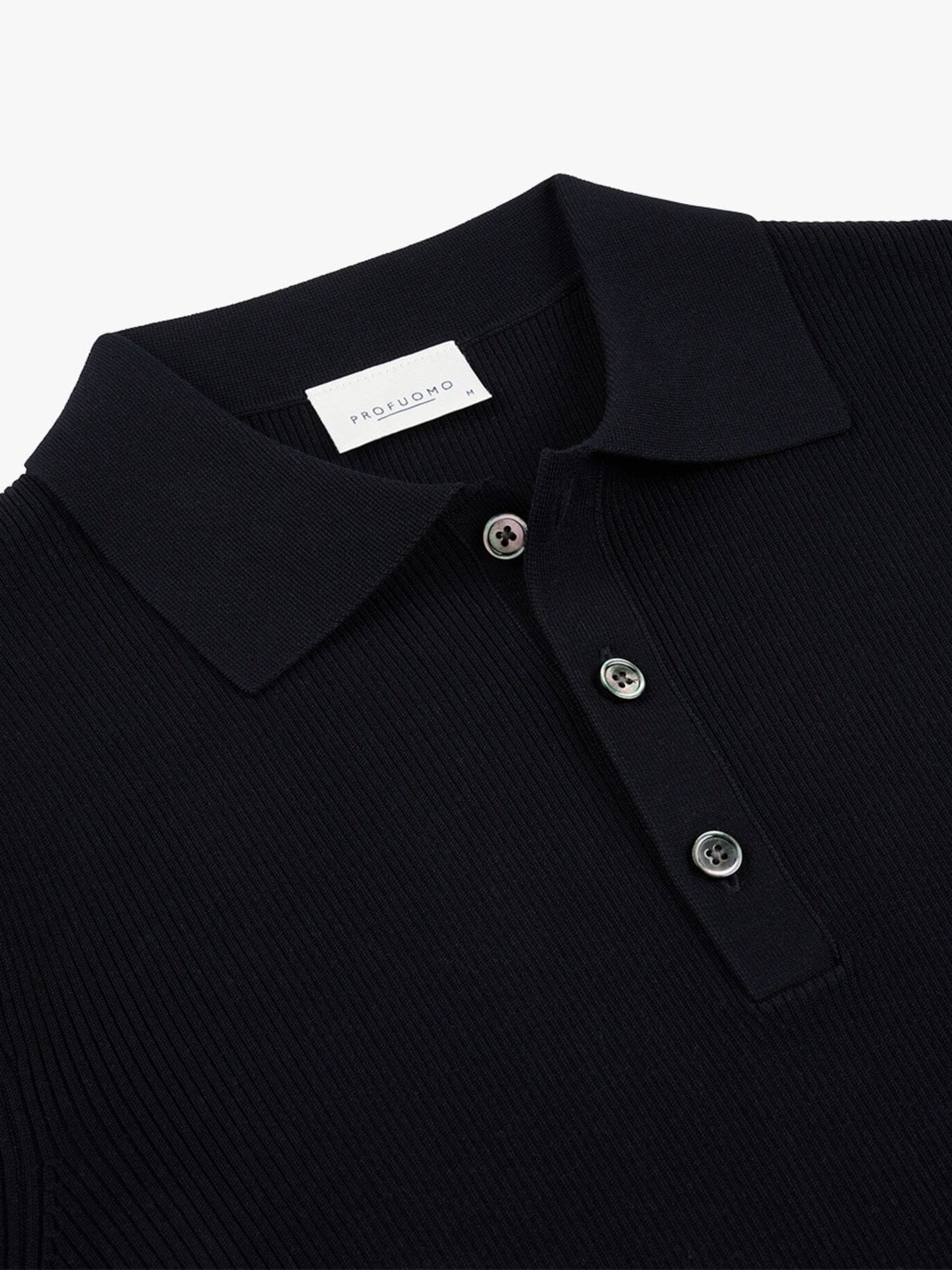 
                  
                    PROFUOMO - Luxury Basic Polo Navy Truien Profuomo 
                  
                