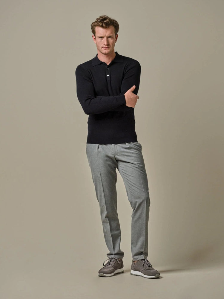 
                  
                    PROFUOMO - Luxury Basic Polo Navy Truien Profuomo 
                  
                