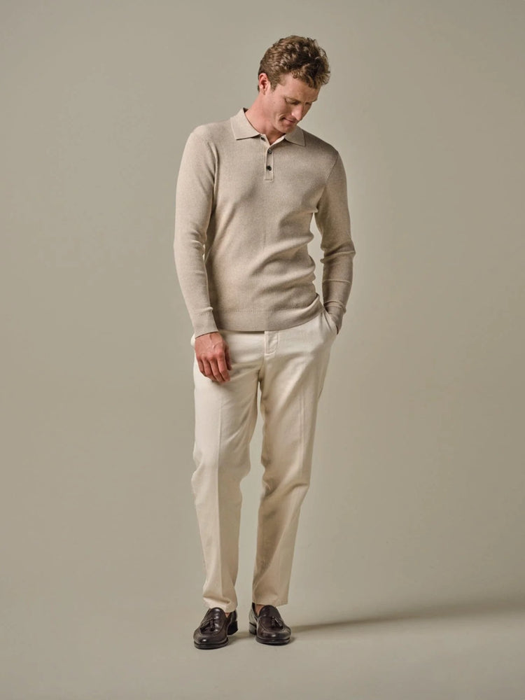 
                  
                    PROFUOMO - Luxury Basic Polo Sand Truien Profuomo 
                  
                