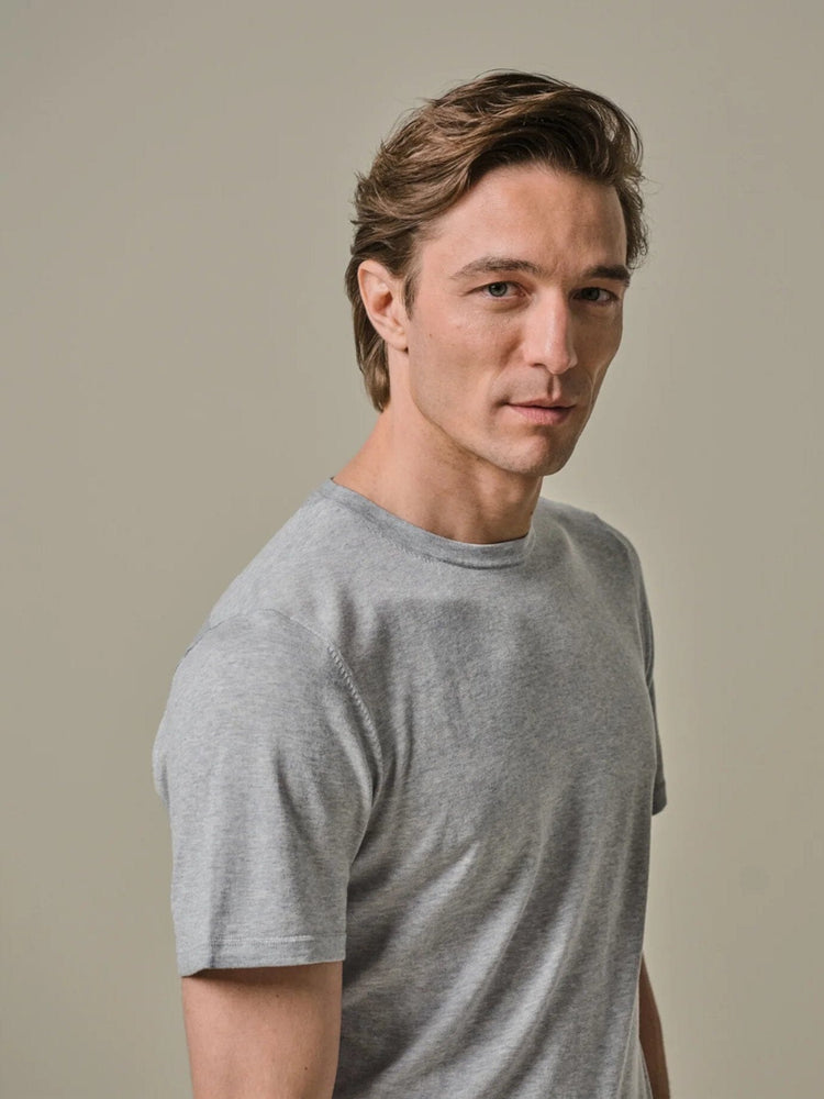 PROFUOMO - Luxury Basic T-Shirt Grijs T-shirts Profuomo 