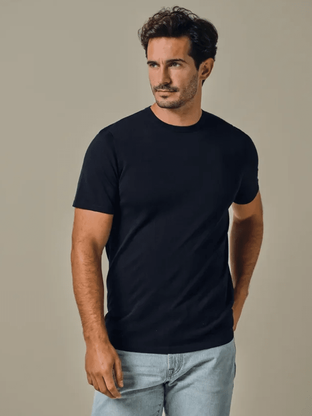 
                  
                    PROFUOMO - Navy Luxury Basic T-Shirt T-shirts Profuomo 
                  
                