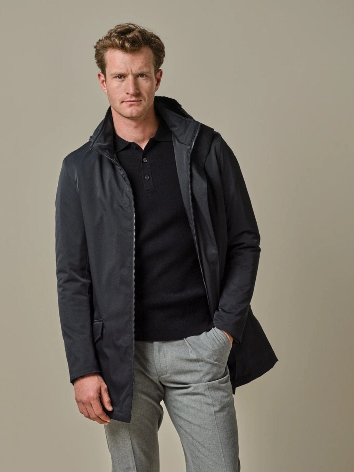 
                  
                    PROFUOMO - Navy Magnet Jacket Jassen Profuomo 
                  
                