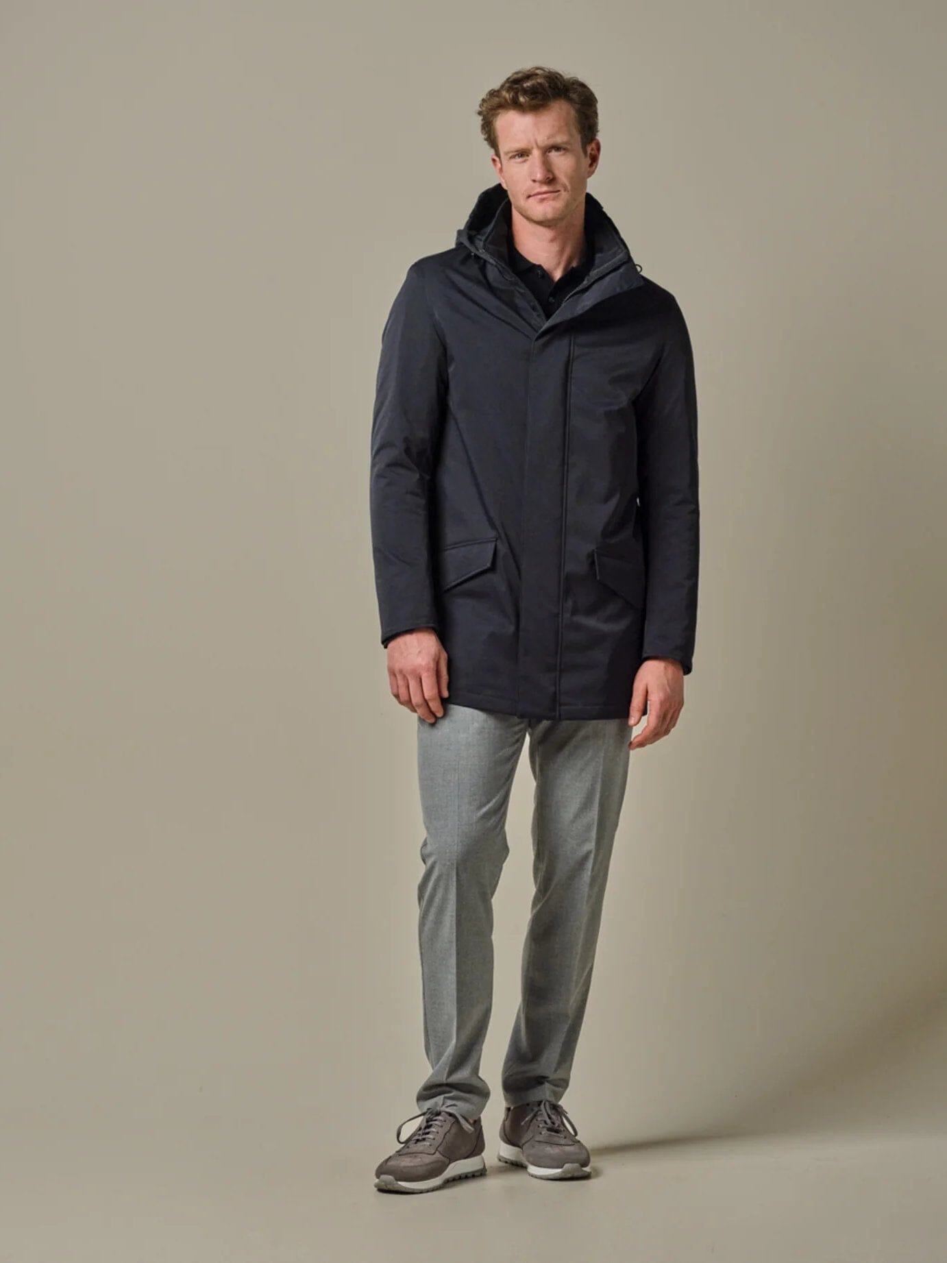 PROFUOMO - Navy Magnet Jacket Jassen Profuomo 