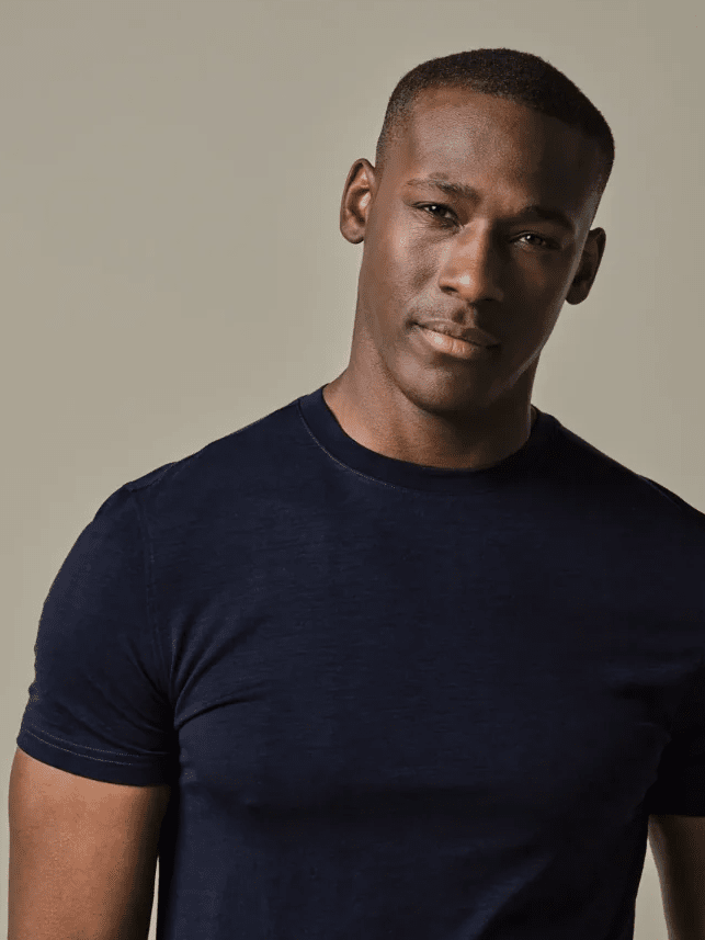 PROFUOMO - Navy Merino T-Shirt T-shirts Profuomo 