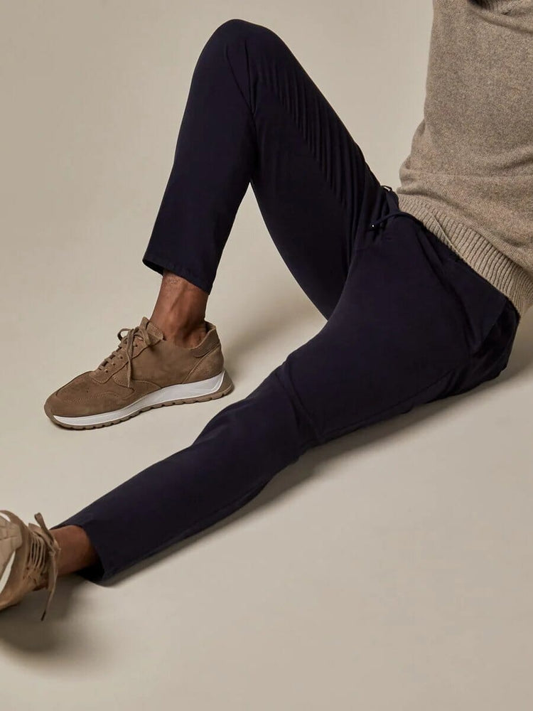 
                  
                    PROFUOMO - Navy Spordcord Chino Broeken Profuomo 
                  
                