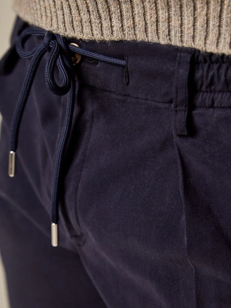 
                  
                    PROFUOMO - Navy Spordcord Chino Broeken Profuomo 
                  
                
