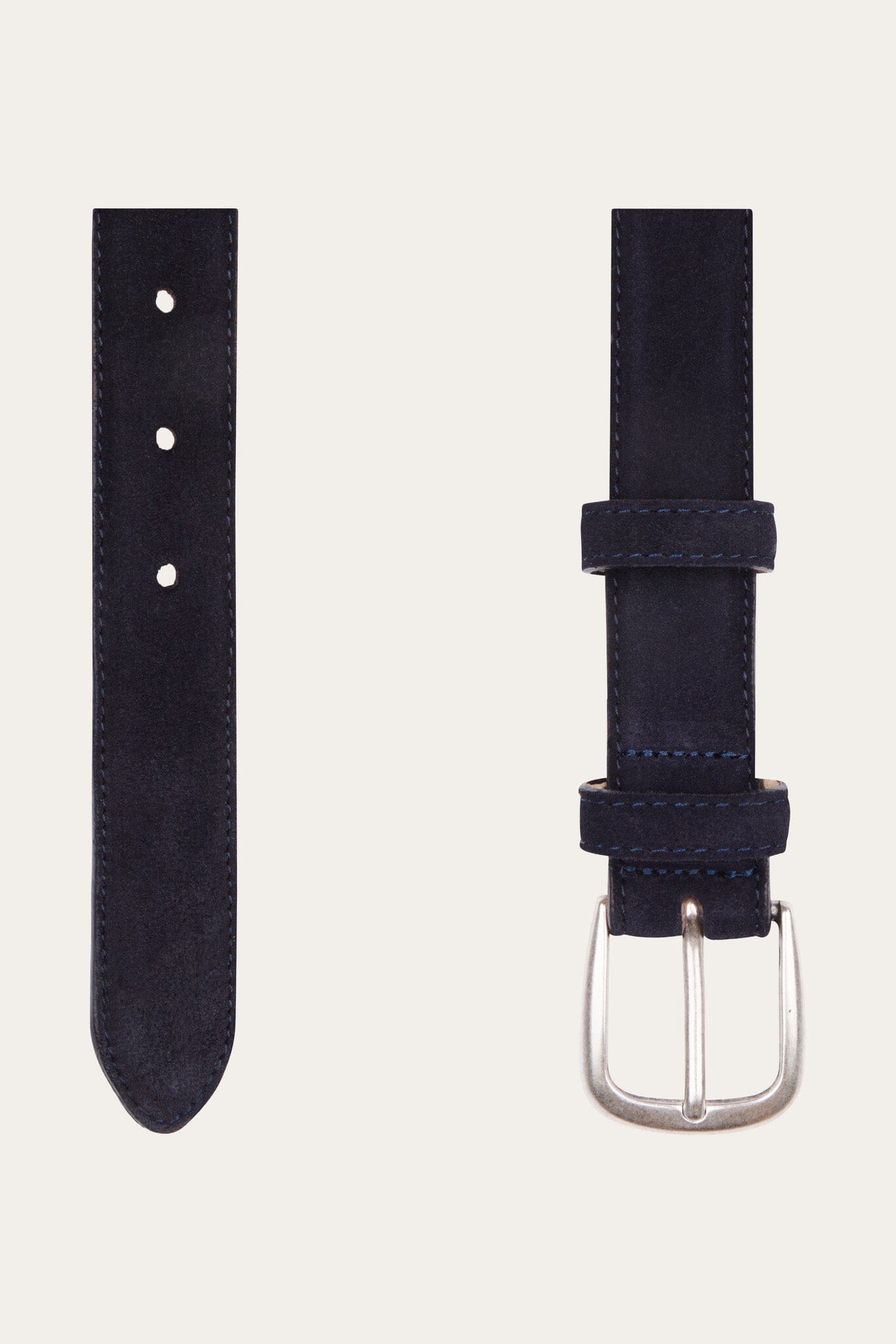 
                  
                    PROFUOMO - Navy suede belt riemen Profuomo 
                  
                