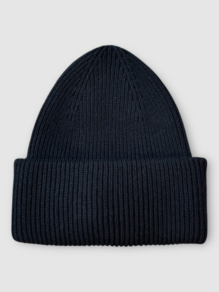 PROFUOMO - Navy Wool Knitted Beanie Sjaals Profuomo 