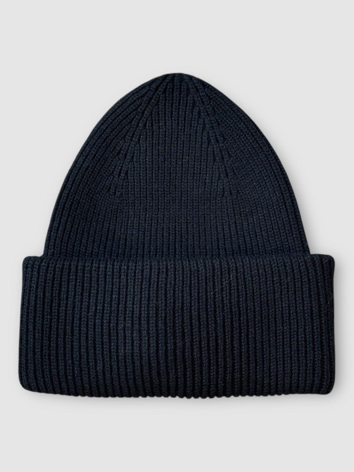 PROFUOMO - Navy Wool Knitted Beanie Sjaals Profuomo 