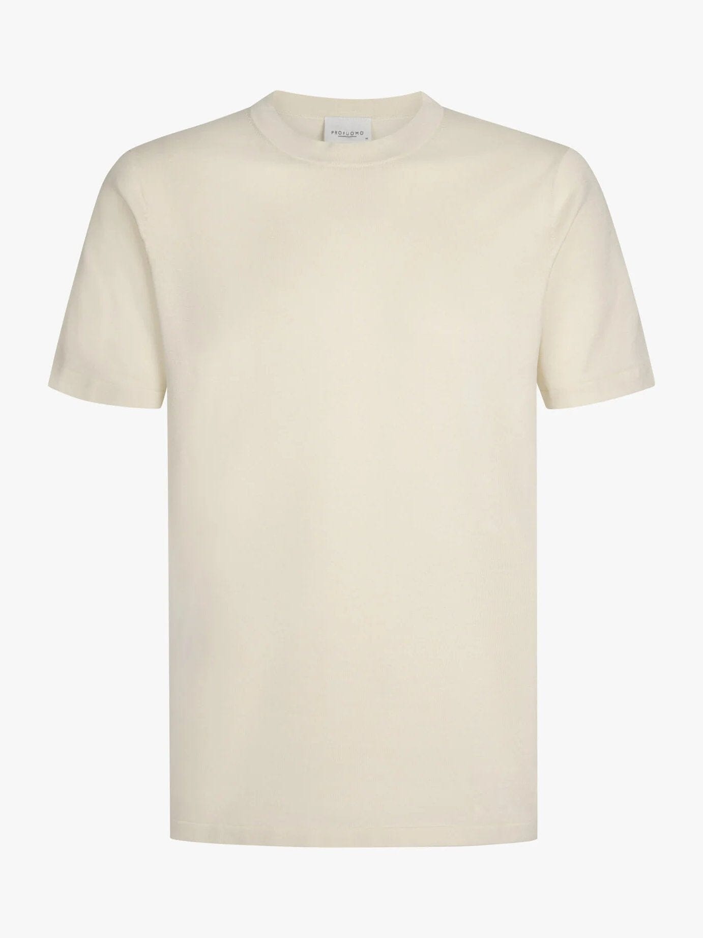 PROFUOMO - Off White Aero Ease T-Shirt T-shirts Profuomo 