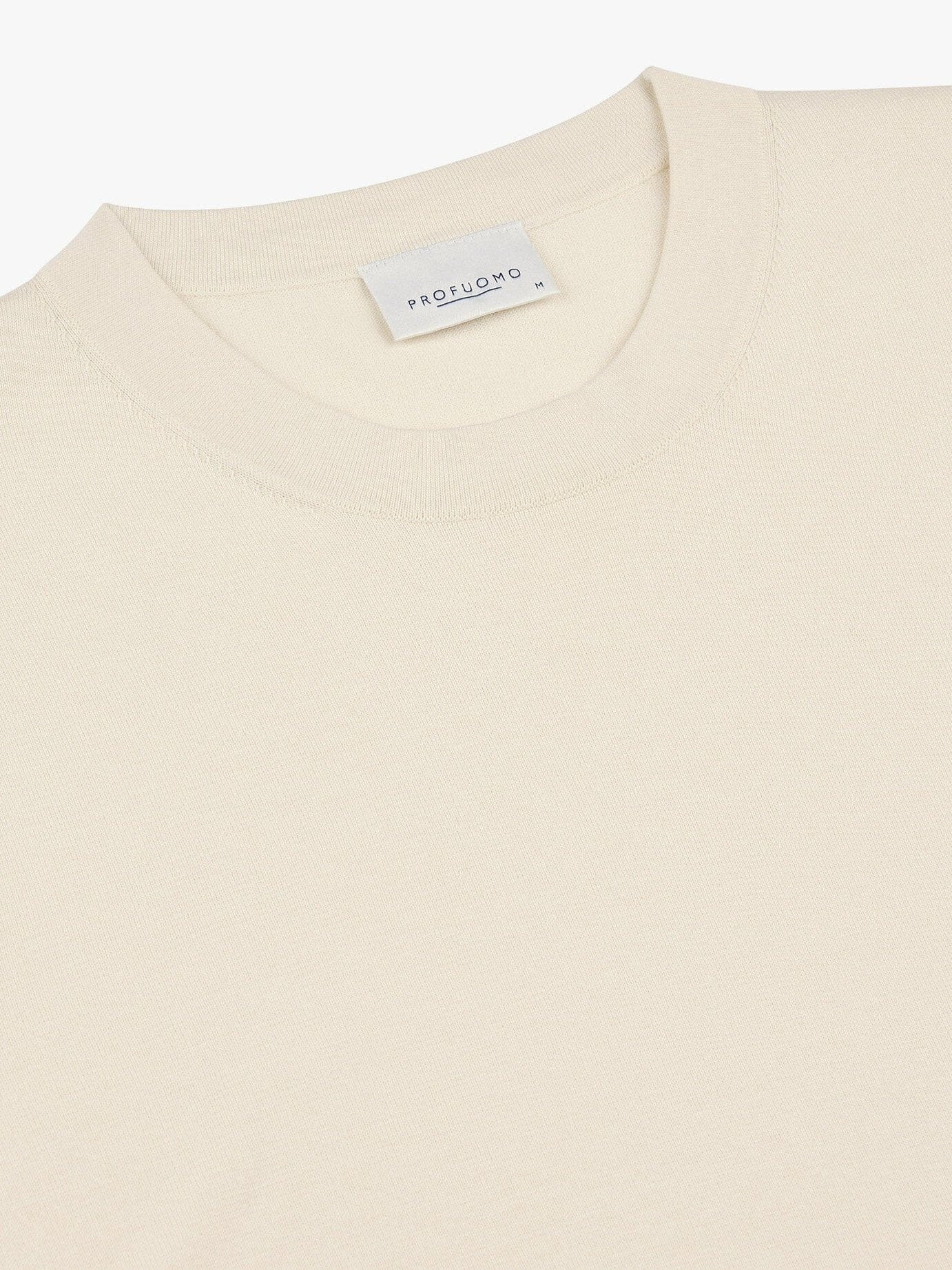 PROFUOMO - Off White Aero Ease T-Shirt T-shirts Profuomo 