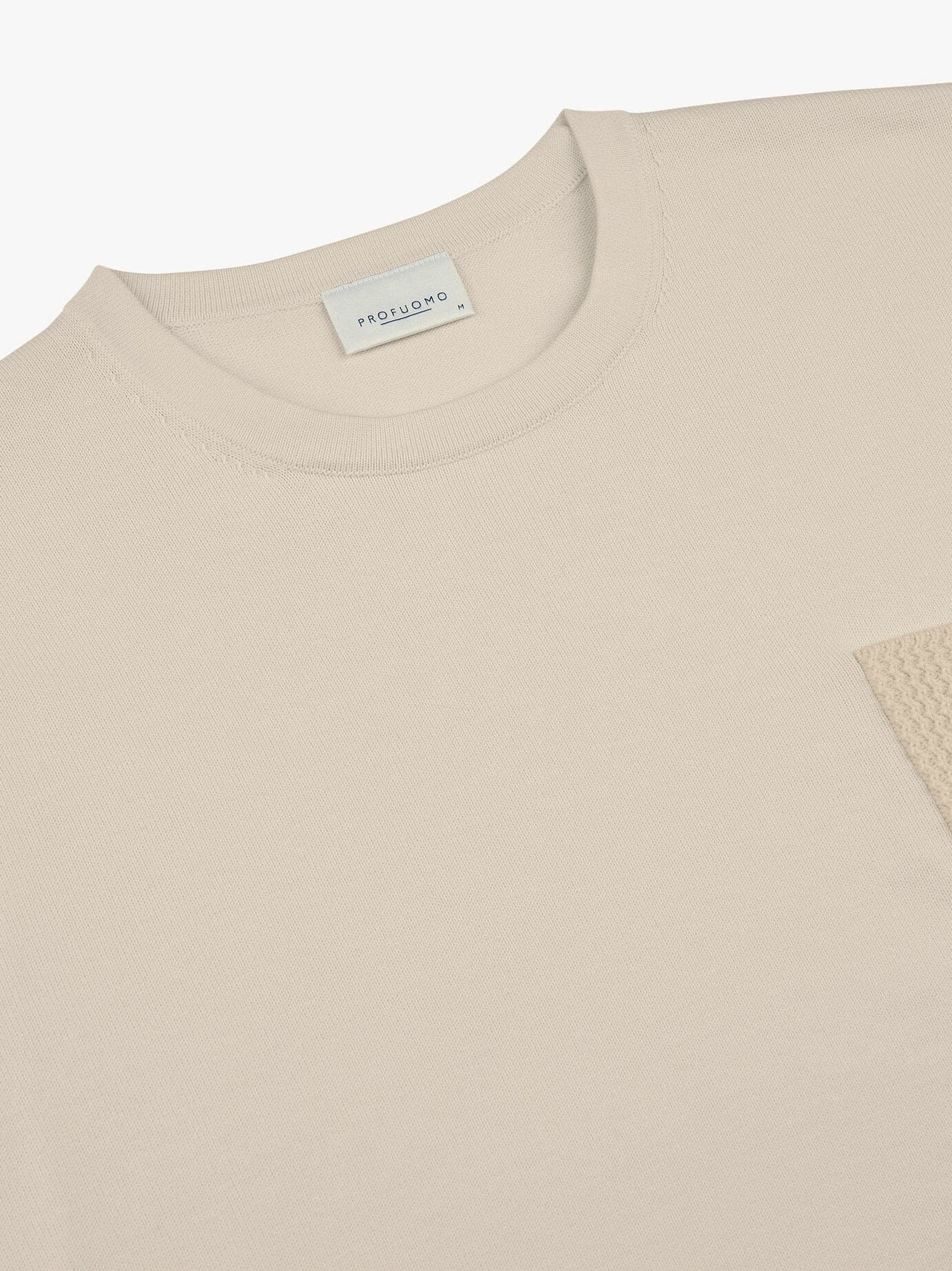 
                  
                    PROFUOMO - Off White Cotton Pocket T-Shirt T-shirts Profuomo 
                  
                