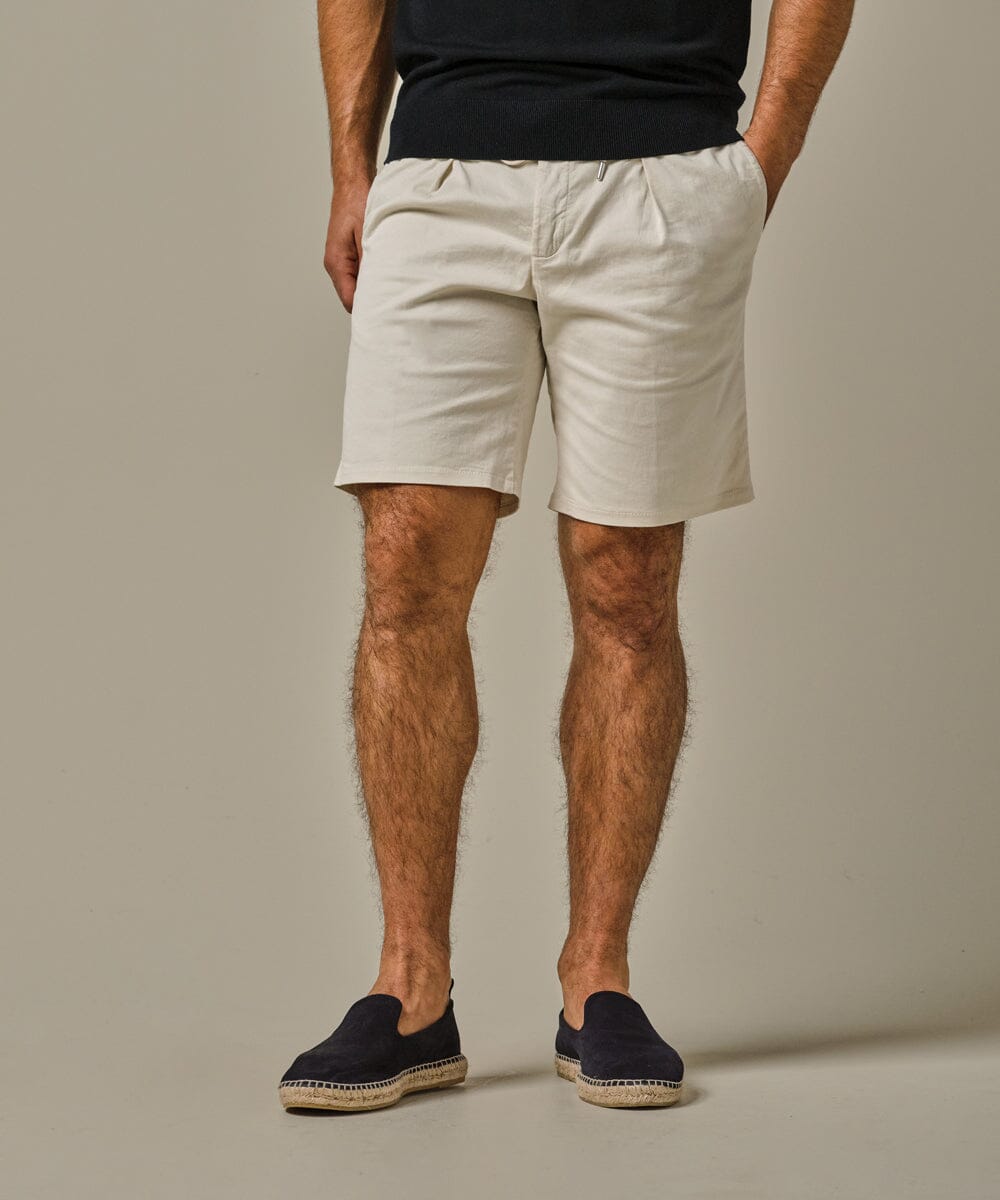 
                  
                    PROFUOMO - Off-white Garment Dye shorts Shorts Profuomo 
                  
                