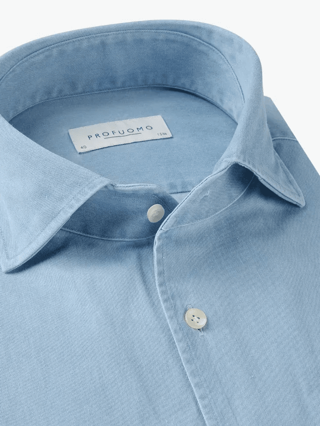 PROFUOMO - One Piece Collar Denim Shirt Hemden Profuomo 