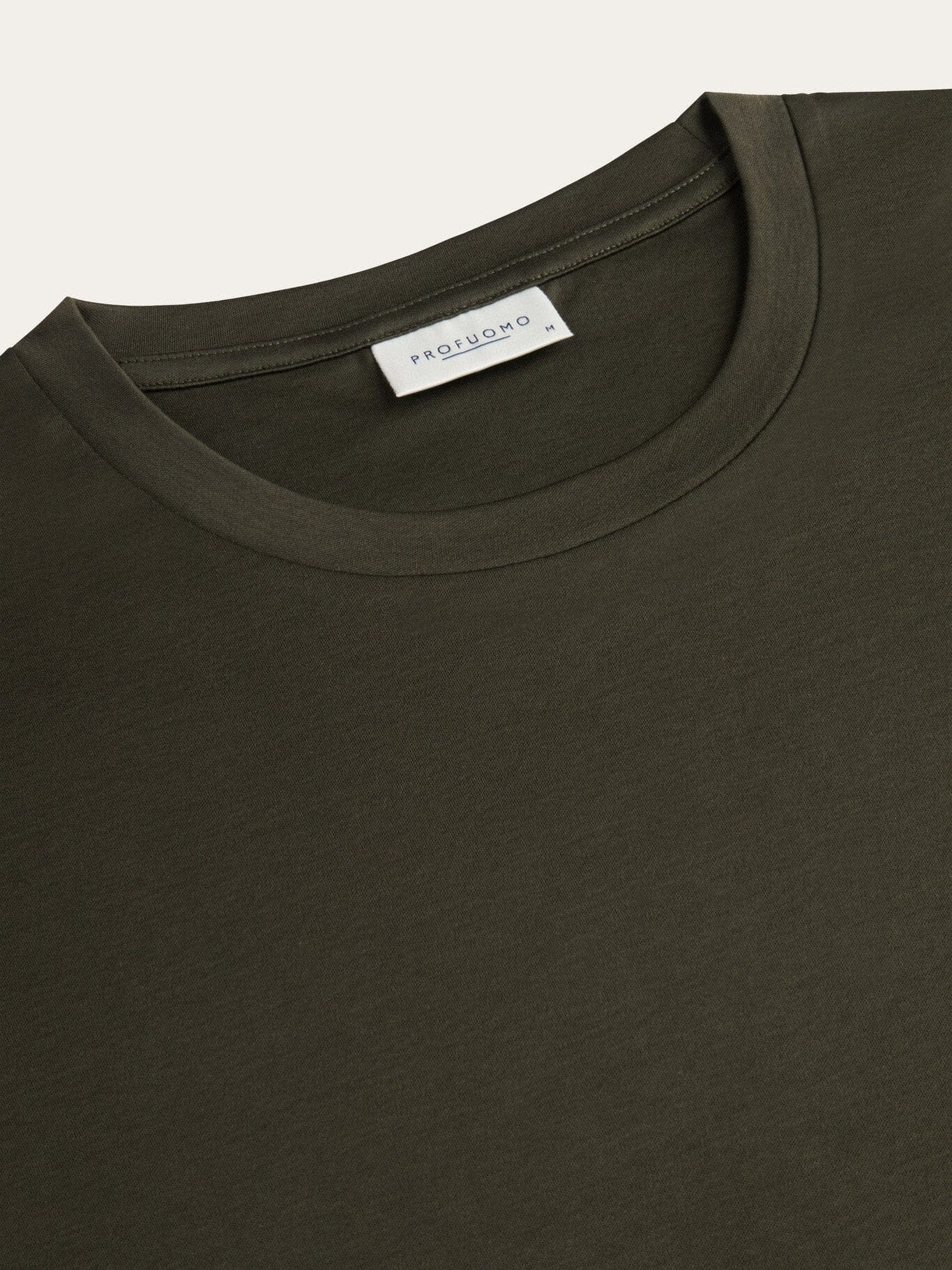 
                  
                    PROFUOMO - Pima Cotton T-Shirt Donkergroen T-shirts Profuomo 
                  
                