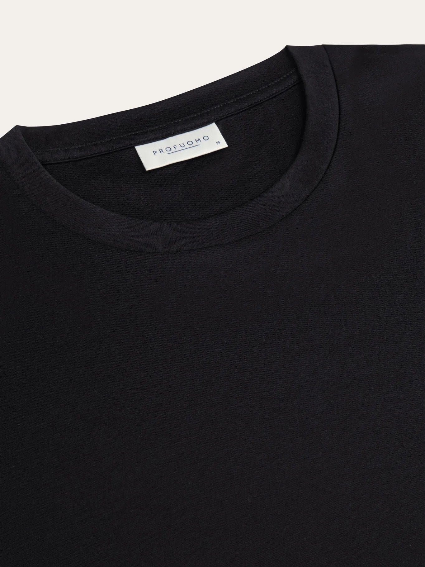 
                  
                    PROFUOMO - Pima Cotton T-Shirt Zwart T-shirts Profuomo 
                  
                