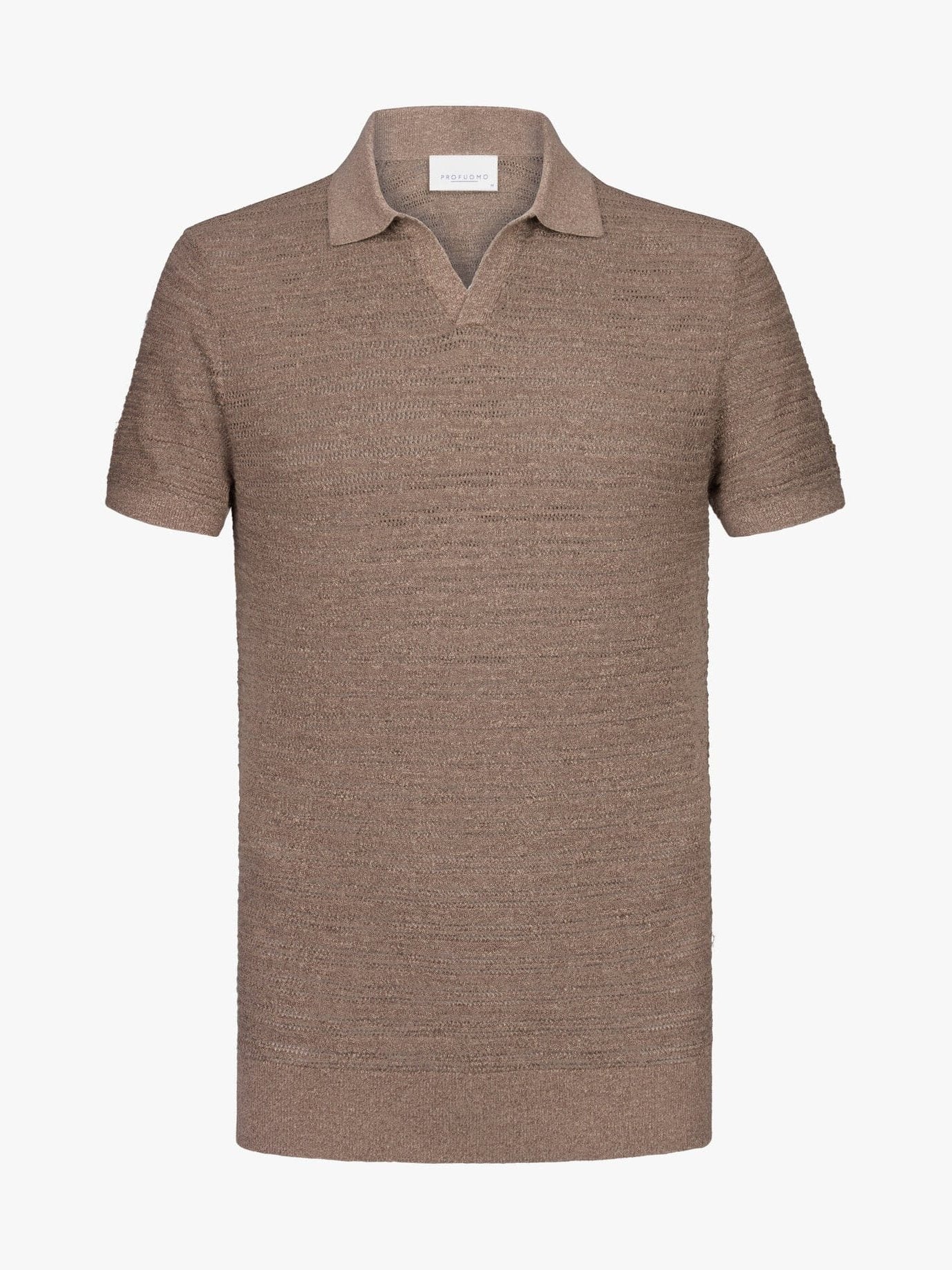 
                  
                    PROFUOMO - Polo Riva Mid Brown Polo's Profuomo 
                  
                