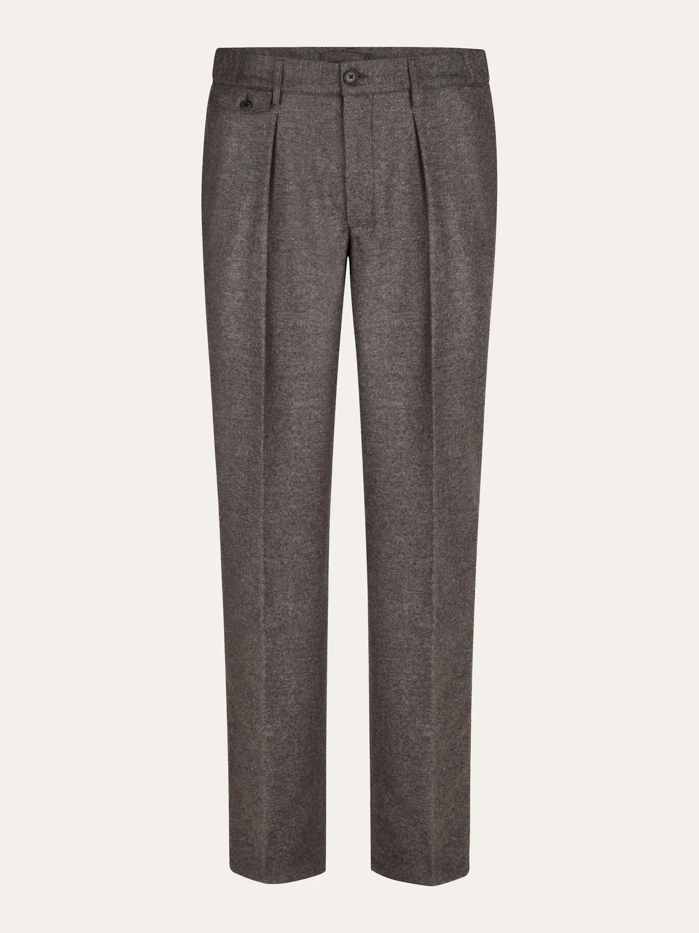 PROFUOMO - Relaxed Fit Trousers Bruin Broeken Profuomo 