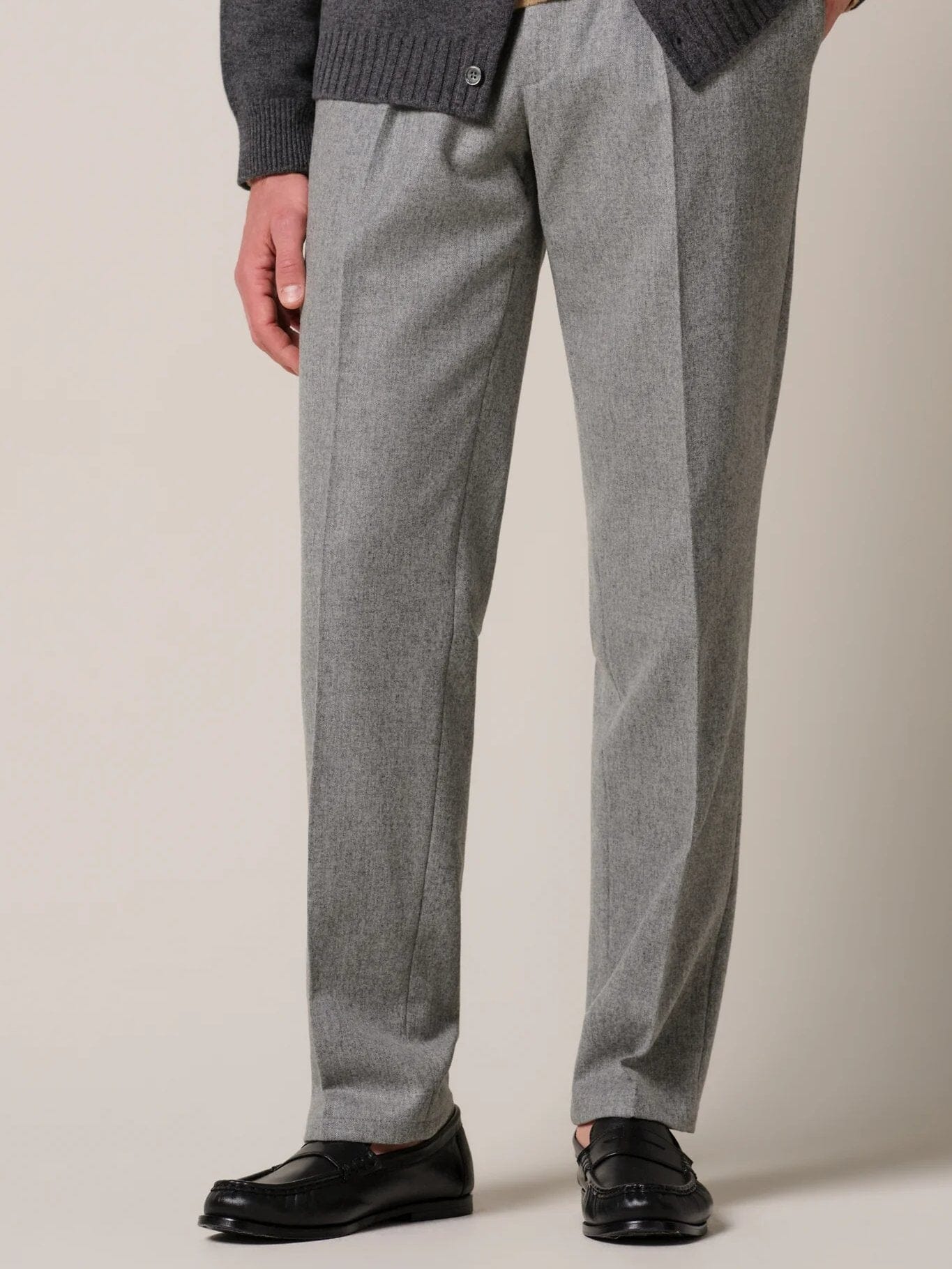 PROFUOMO - Relaxed Fit Trousers Grijs Broeken Profuomo 