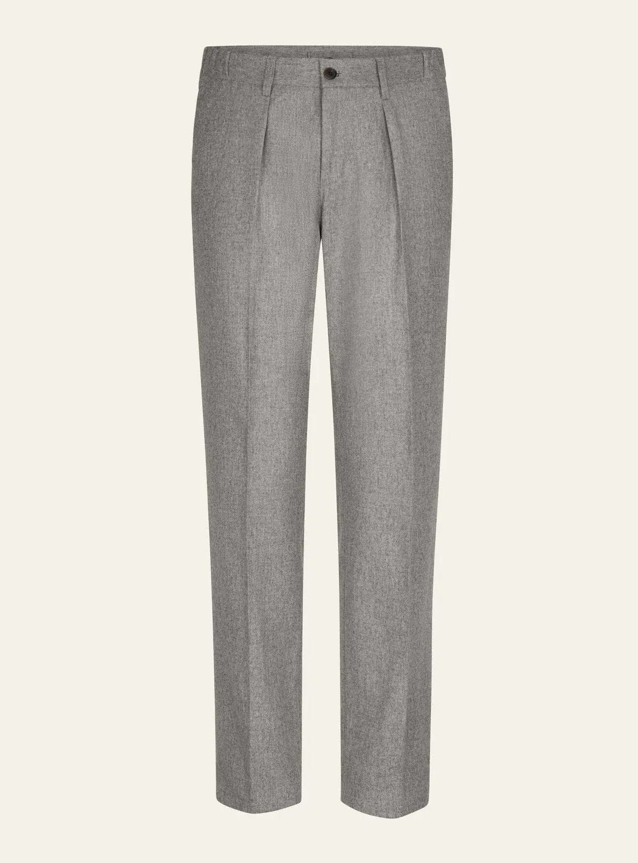 PROFUOMO - Relaxed Fit Trousers Grijs Broeken Profuomo 