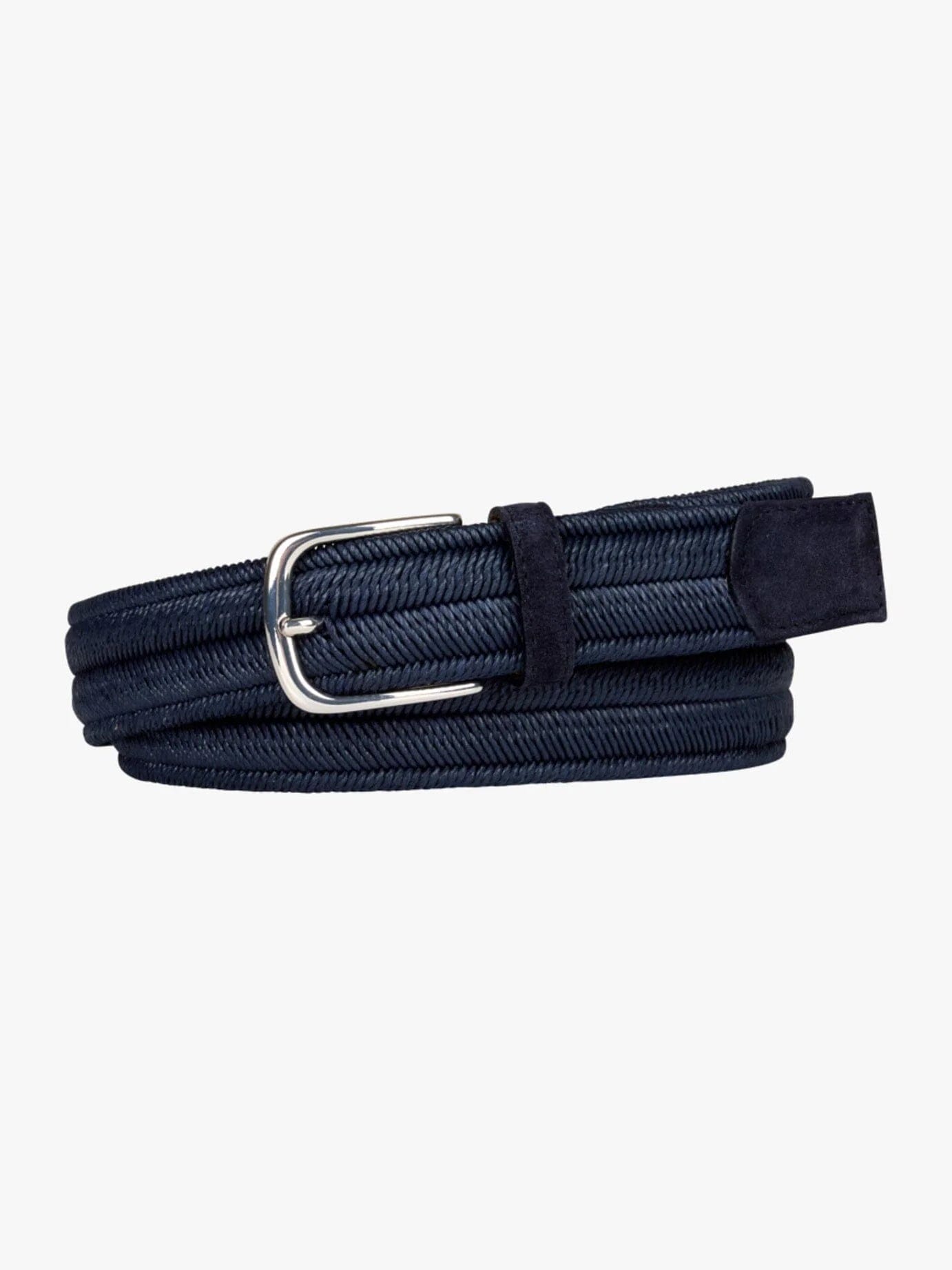 PROFUOMO - Riem Gevlochten Blauw riemen Profuomo 