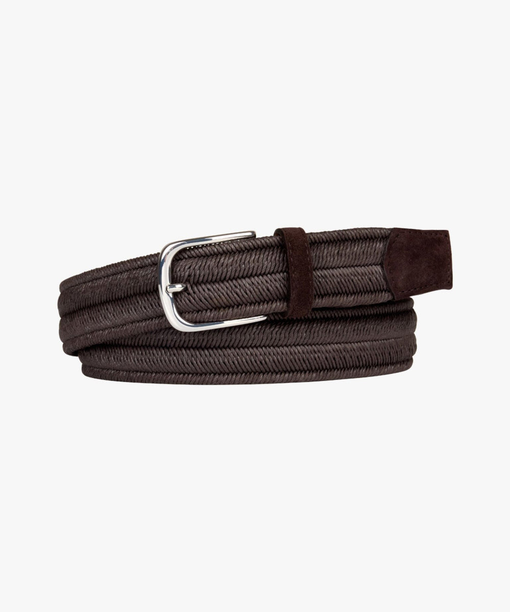 PROFUOMO - Riem Gevlochten Bruin riemen Profuomo 