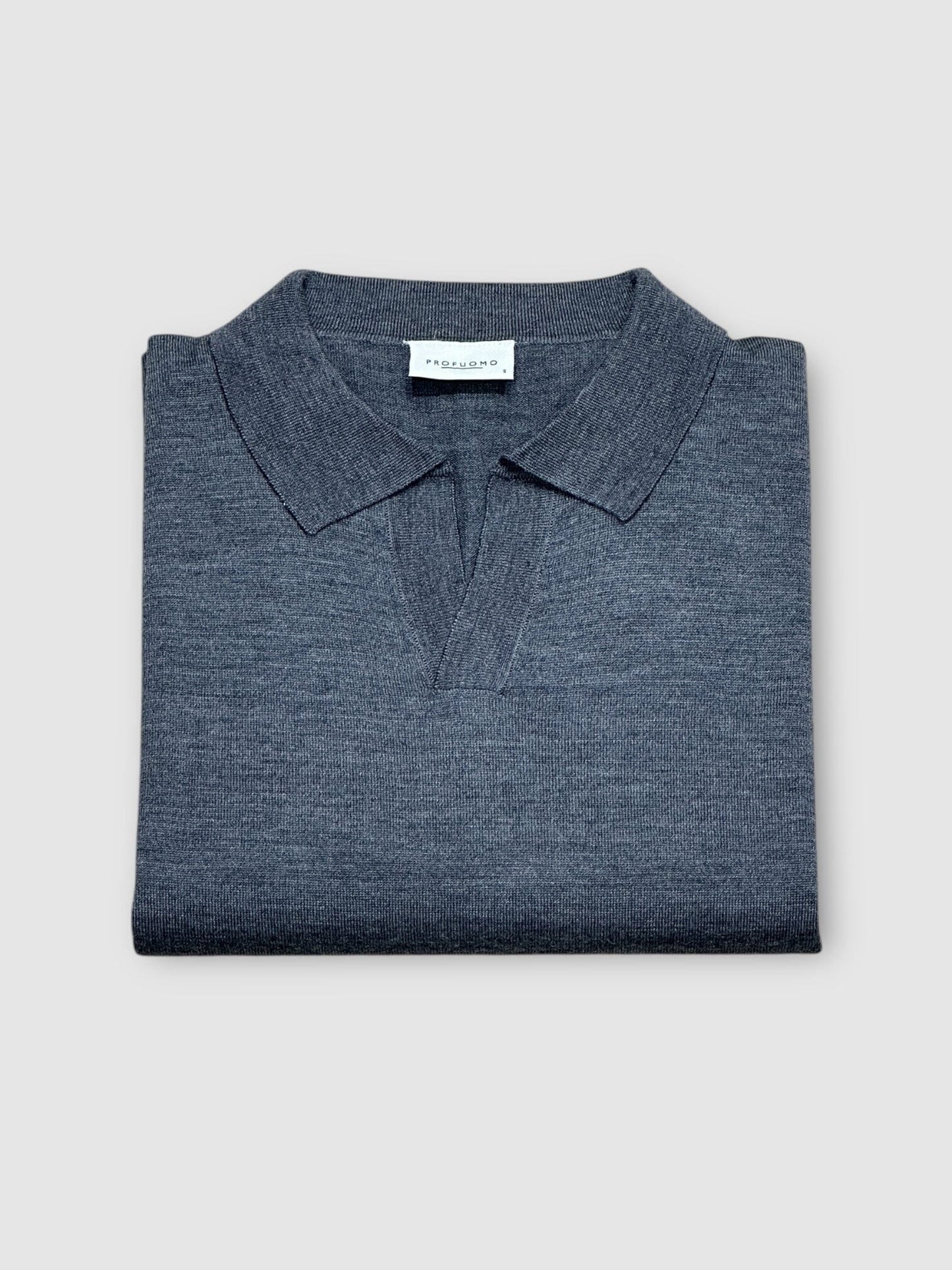 PROFUOMO - Riva Polo Antraciet Truien Profuomo 