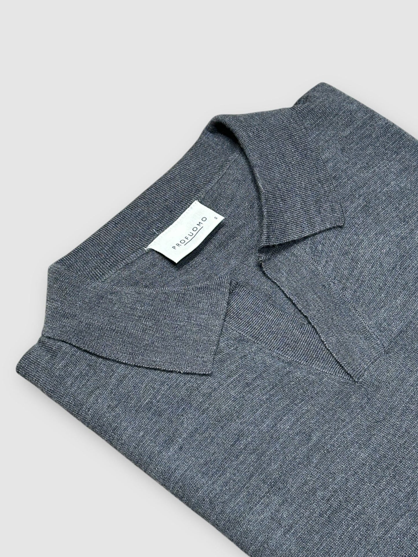 PROFUOMO - Riva Polo Antraciet Truien Profuomo 