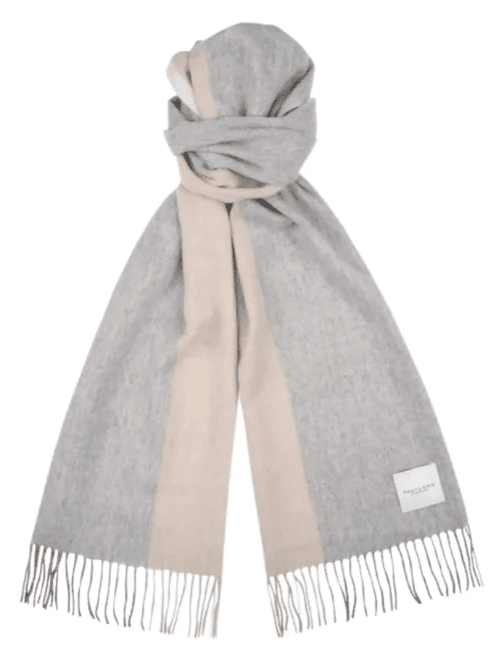 PROFUOMO - Sjaal Grijs Beige Sjaals Profuomo 