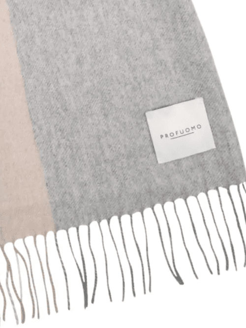 PROFUOMO - Sjaal Grijs Beige Sjaals Profuomo 