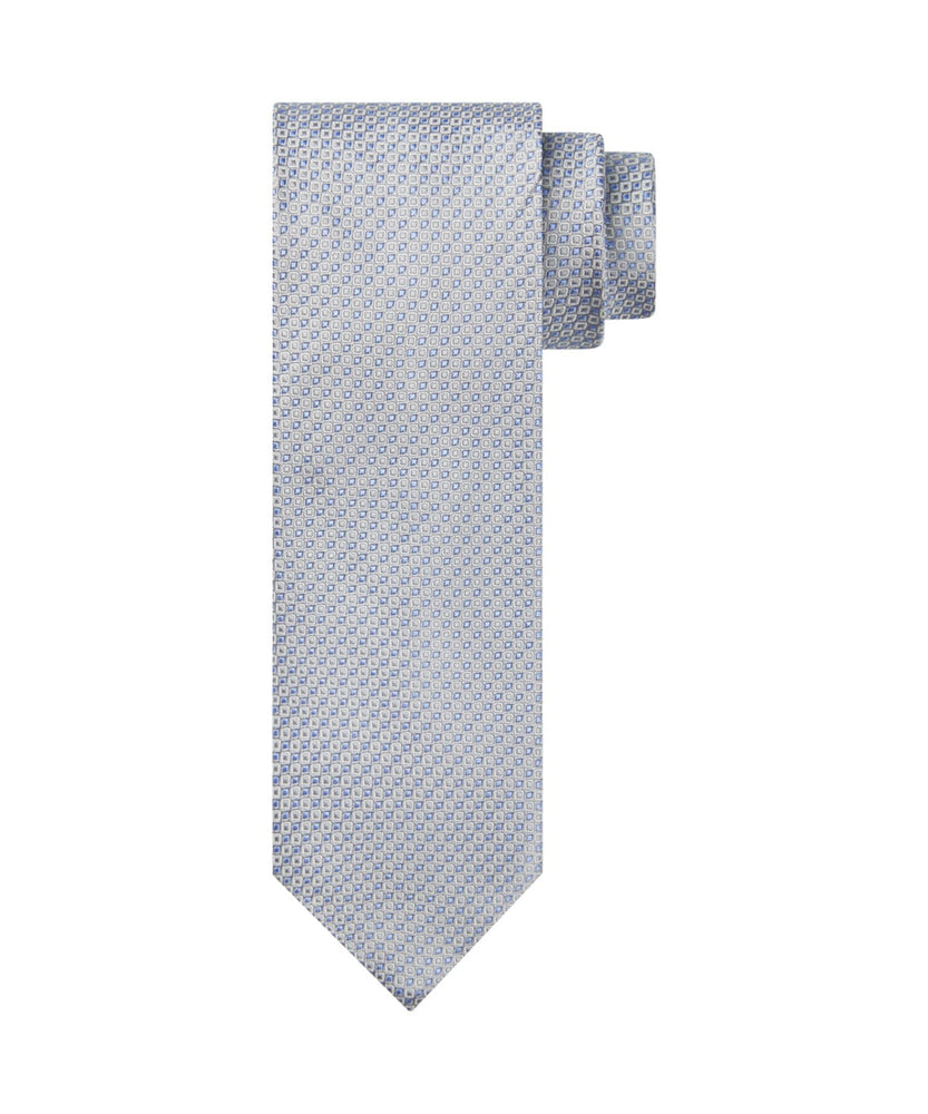 PROFUOMO - Tie Silk Woven Grey Dassen en strikken Profuomo 