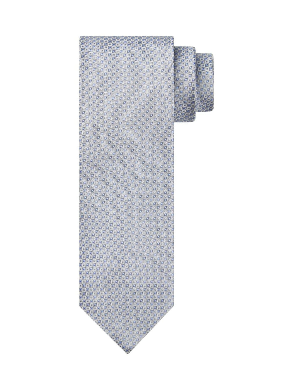 PROFUOMO - Tie Silk Woven Grey Dassen en strikken Profuomo 