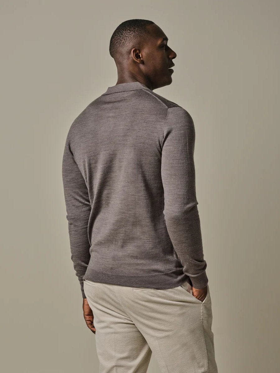 
                  
                    PROFUOMO - Trui Met Polokraag Taupe Truien Profuomo 
                  
                