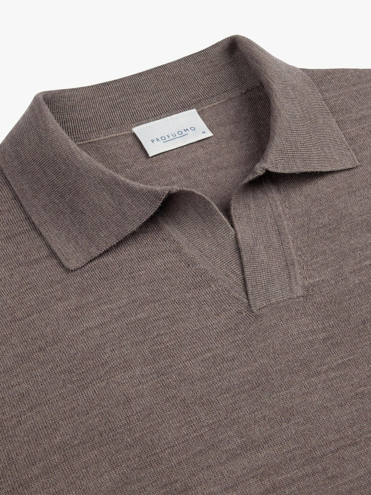 
                  
                    PROFUOMO - Trui Met Polokraag Taupe Truien Profuomo 
                  
                