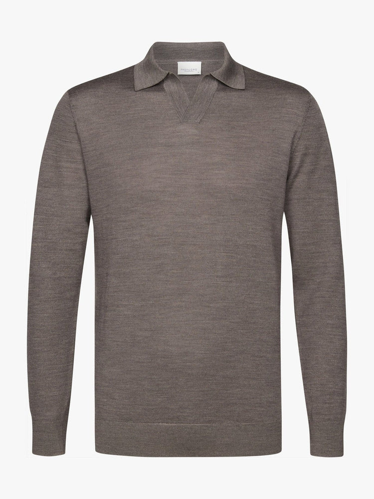 
                  
                    PROFUOMO - Trui Met Polokraag Taupe Truien Profuomo 
                  
                