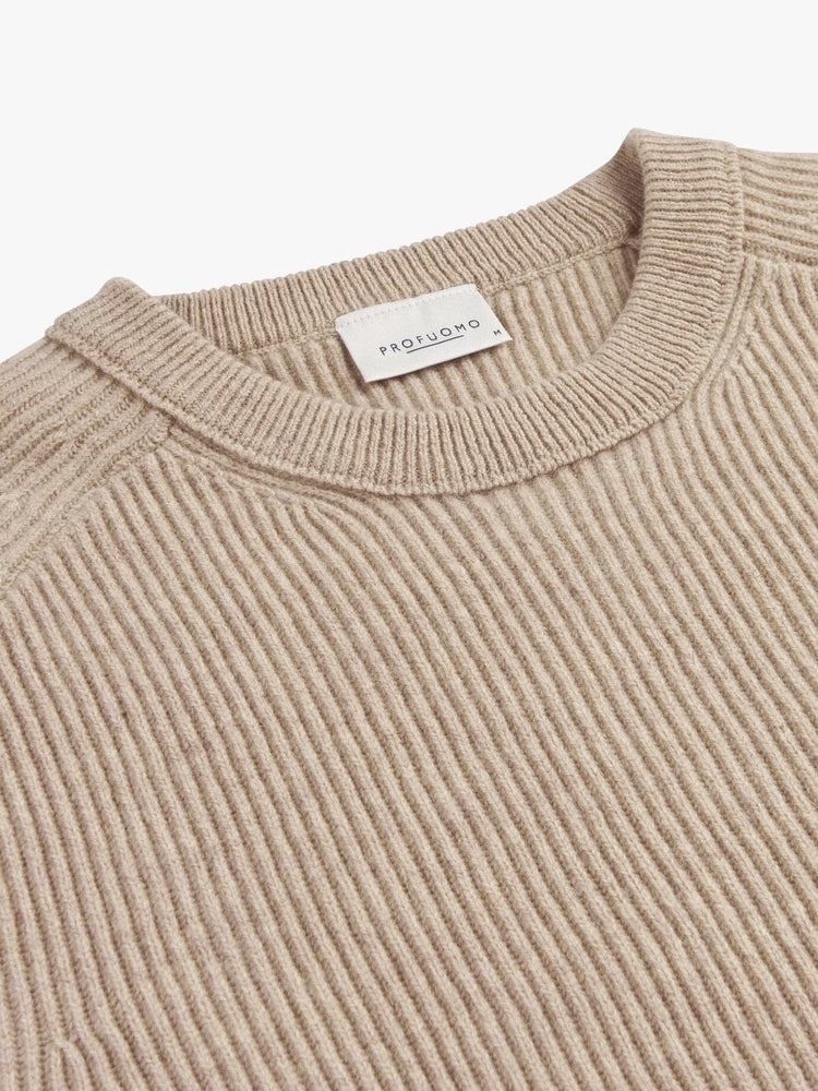 
                  
                    PROFUOMO - Trui Met Ronde Hals Beige Truien Profuomo 
                  
                