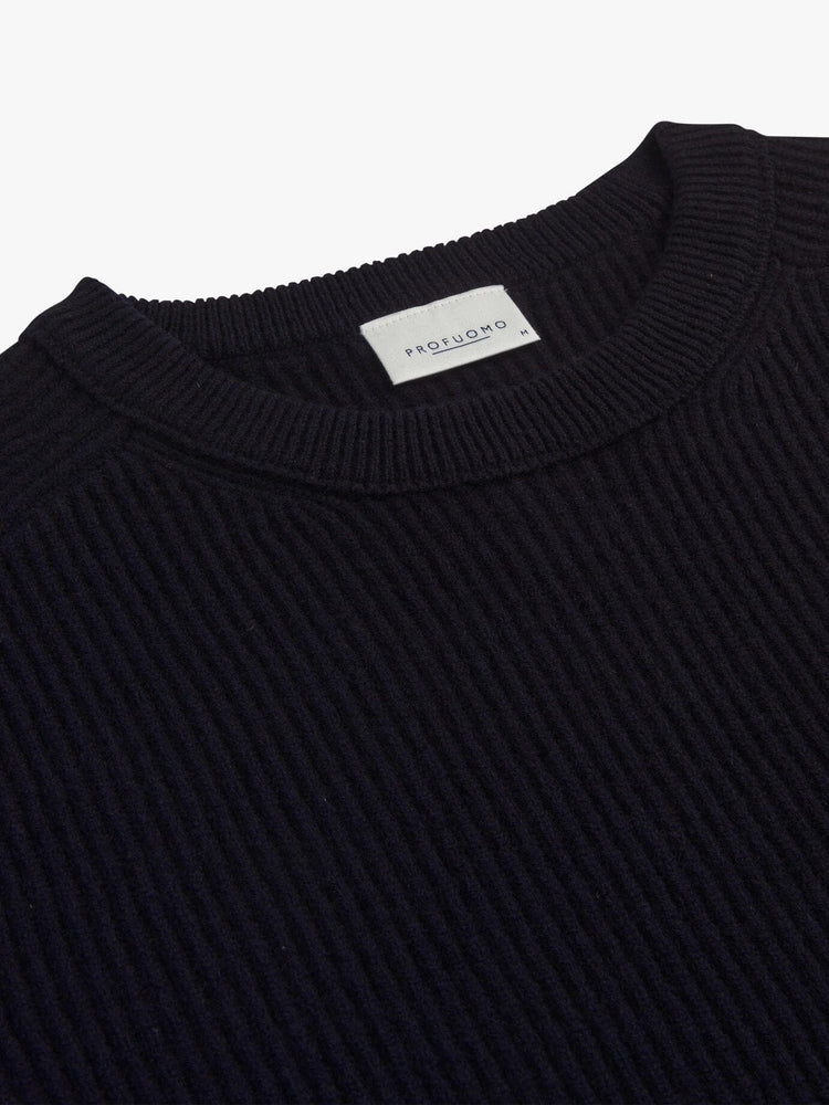 
                  
                    PROFUOMO - Trui Met Ronde Hals Navy Truien Profuomo 
                  
                